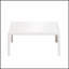 Ensemble de conversation de patio 3 pièces avec table basse carrée, coussins épais et imperméables pour une assise extérieure confortable