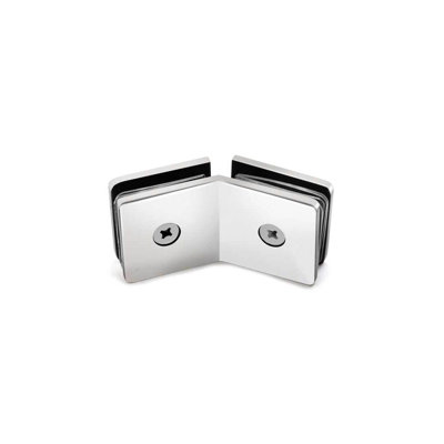 FHC CSN635CH Pince à 135 degrés à bord carré standard - Chrome poli
