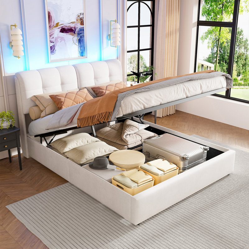 Ottoman Storage Bed, European Double (140 x 200 cm)