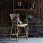 Tabouret de comptoir en rotin Blues-36576160