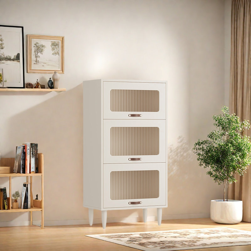 Rabehi, Blanc, (3 tablettes) H 46,4 po x l 23,6 po x P 13,7 po