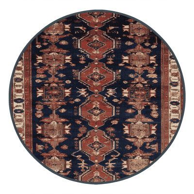 Machine Washable Persian Brown Area Rug