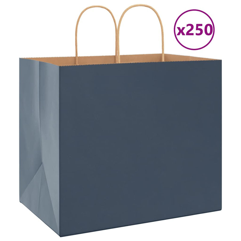 Gift Wrap Storage, 28cm H x 32cm W x 22cm D, Blue