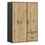 Taneem 3 Door Manufactured Wood Wardrobe