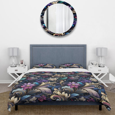 Victorian Elegance Paisley Pattern VII - Ensemble de housse de couette à motif cachemire