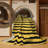 Machine Washable Horizontal Stripes Brown Area Rug-195763197
