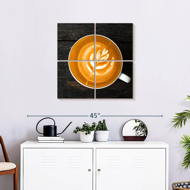 Café au lait chaud Yarlin, H 26 po x l 26 po