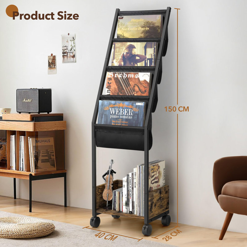 Brenk Free Standing Magazine Rack
