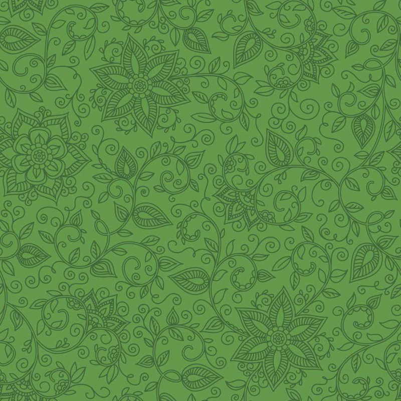 Rouleau de papier peint adhésif floral indien L 8,5 pi x l 24 po