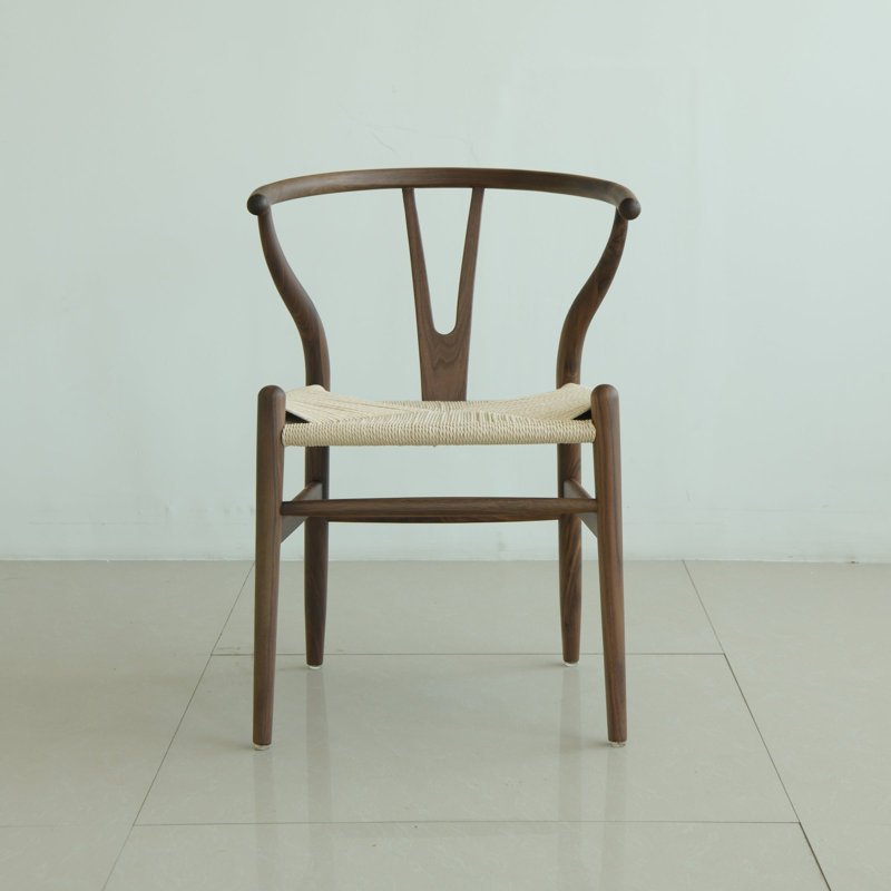 Ensemble de 8 chaises de salle à manger de style Mid-Century Isabella, Brun