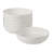 Gibson Home Zen Buffet 4-Piece Dinner and Pasta Bowl Set - White