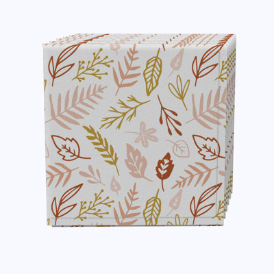 Cotton Floral Square Napkin