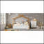 Lit de maison en bois avec lit gigogne de taille simple à cadre en bois original et bibliothèque pour enfants ou chambre d'amis-2012662801