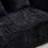 Compression Sofas, Black Chenille Foam Spring Modern Compact Loveseat