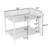 Metal Bunk Bed With Guardrails And Ladder-417150163-417150161