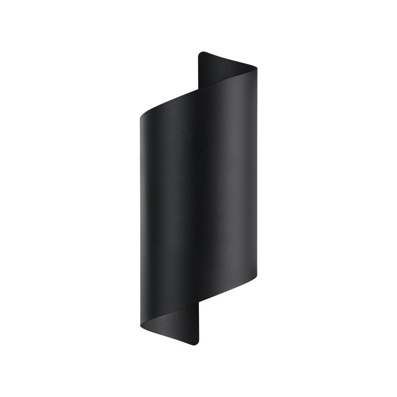 Montarello Steel Modern LED CCT Wall Light, Matte Black