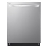 LG 24 in. in PrintProof Black Stainless Steel Top Control Dishwasher with TrueSteam, QuadWash and Dynamic Dry