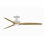 Spitfire 60 inch Flush Indoor/Outdoor Ceiling Fan with LED Light Kit - Matte White with Natural blades