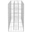 Gabion raised bed galvanized steel 180 x 50 x 100cm-2138443521