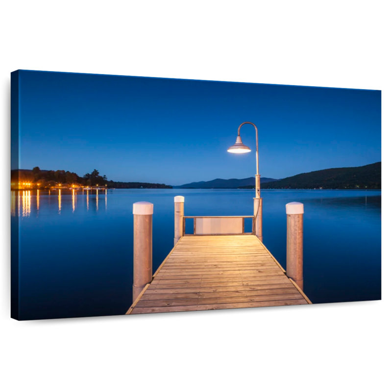 Mehar Lake George Pier, 20" H x 30" W