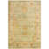 Oushak Oriental Hand-Knotted Wool Dark Green/Light Area Rug