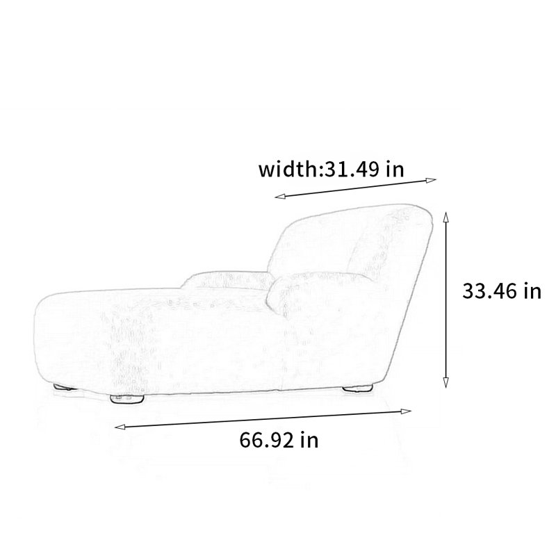 Simple and comfortable solid wooden chair