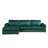 Lian Velvet L-Shaped Sectional Reversible-991590995