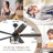 48/56" Farmhouse Caged Ceiling Fan With Light And Remote-55530351-55853824