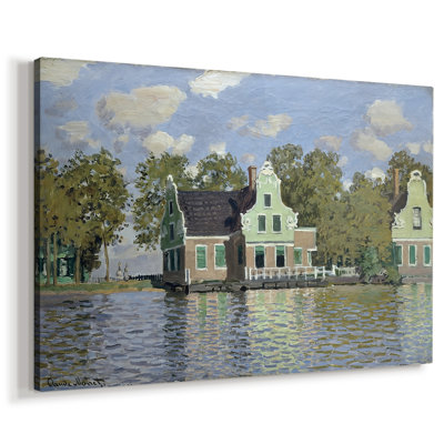 Houses on the Achterzaan-Claude Monet-Gallery Wrapped Canvas-1871