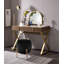 Bureau de coiffeuse en bois avec miroir-1850315358