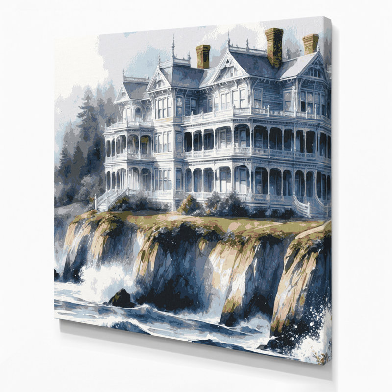 Art mural sur toile Coastal Coastal Victorian Plus, H 8 po x l 8 po