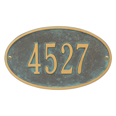 1-Line Wall Address Plaque