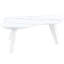 Table basse moderne blanche avec plateau et pieds en bois massif-1472967871