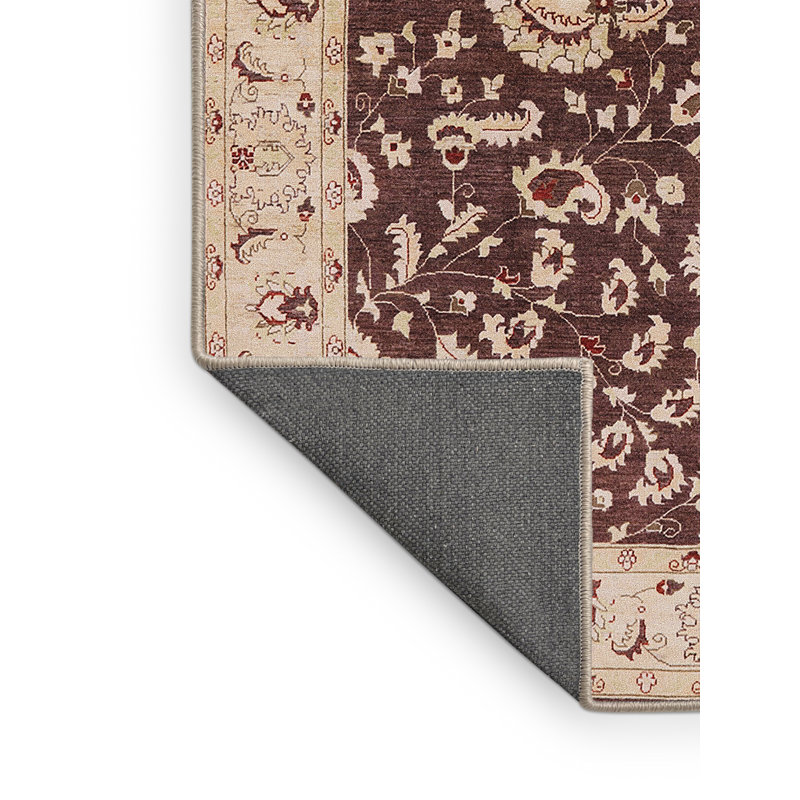 Tapis oriental beige / brun Ventana, Rectangle 7 pi x 10 pi
