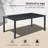 Rectangular Metal Outdoor Dining Table , 63.38'' in. W 35.23'' in. D-2039630635