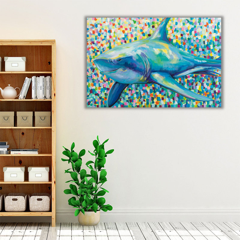 Chatham Shark - Canvas Print Wall Art, 24" H x 36" W