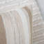 Soie texturée beige rayée