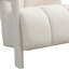 Fauteuil de loisir moderne 26,3 po avec accoudoirs en L et tissu en polyester pour salon-25612940