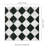 Palmina Forte 17 in. x 17 in. Matte Porcelain Marble Look Checkerboard Floor and Wall Tile-128006515