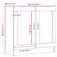 Avrilyn 2 -Door 1 -Shelf-2042035445