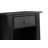 Gallatin Bedside Table - Rectangle Night Stand with a Drawer for Bedroom, Wirebrushed Black-769810815