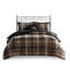 Ensemble d'édredon en duvet synthétique Sherpa réversible