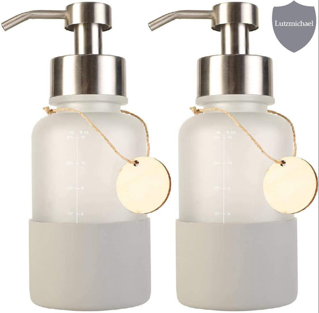 Home Basics 13.5 oz. Foaming Ceramic Soap Dispenser, BATH ORGANIZATION