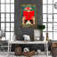 Femme, lecture de livres sur toile, impression-1670906428