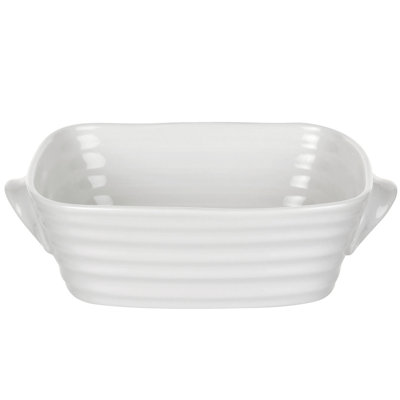 Portmeirion Sophie Conran White Mini Rectangular Baker 6"X4"