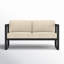 Avion Loveseat - Black-267548411-247300377