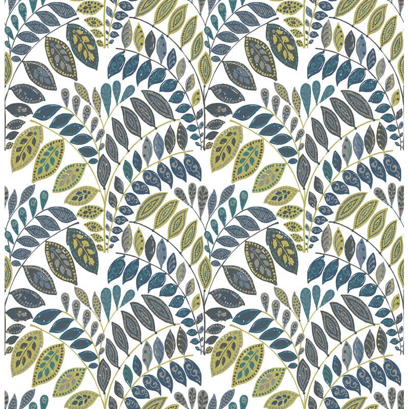Rouleau de papier peint lisse L 396 pi x l 20,5 po Fiddlehead, Vert, 396'