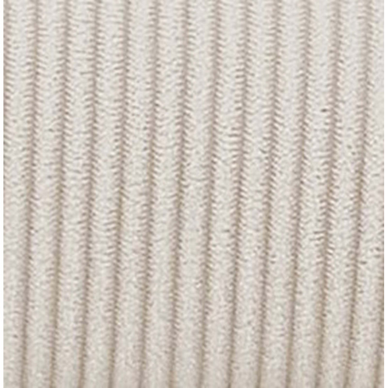 Chaise d'appoint Mid-Century en velours côtelé avec pieds en métal et assemblage facile, Beige