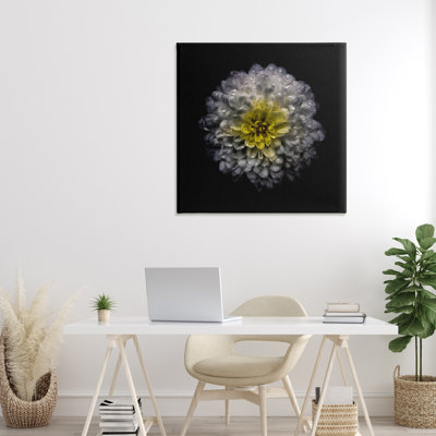 Toile blanche et jaune avec maman, design par Brian Carson