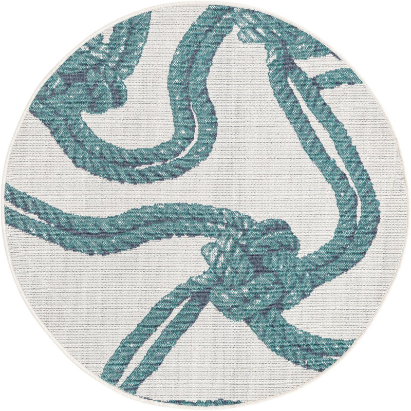 Bette Indoor / Outdoor Rug, Round 4'